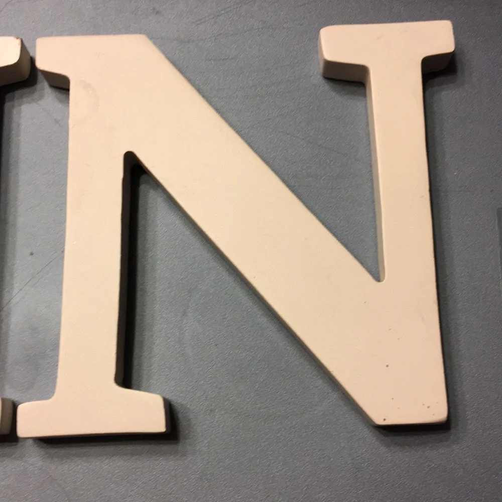 Ready to paint letters